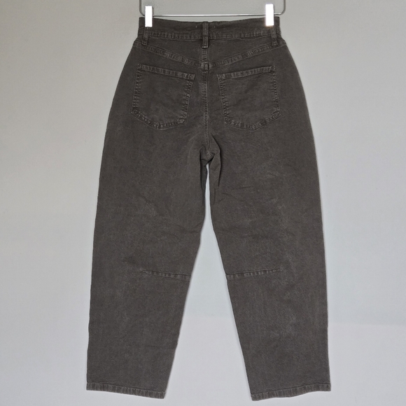 High-Waisted Gray Women's Pants - Picture 4 of 12